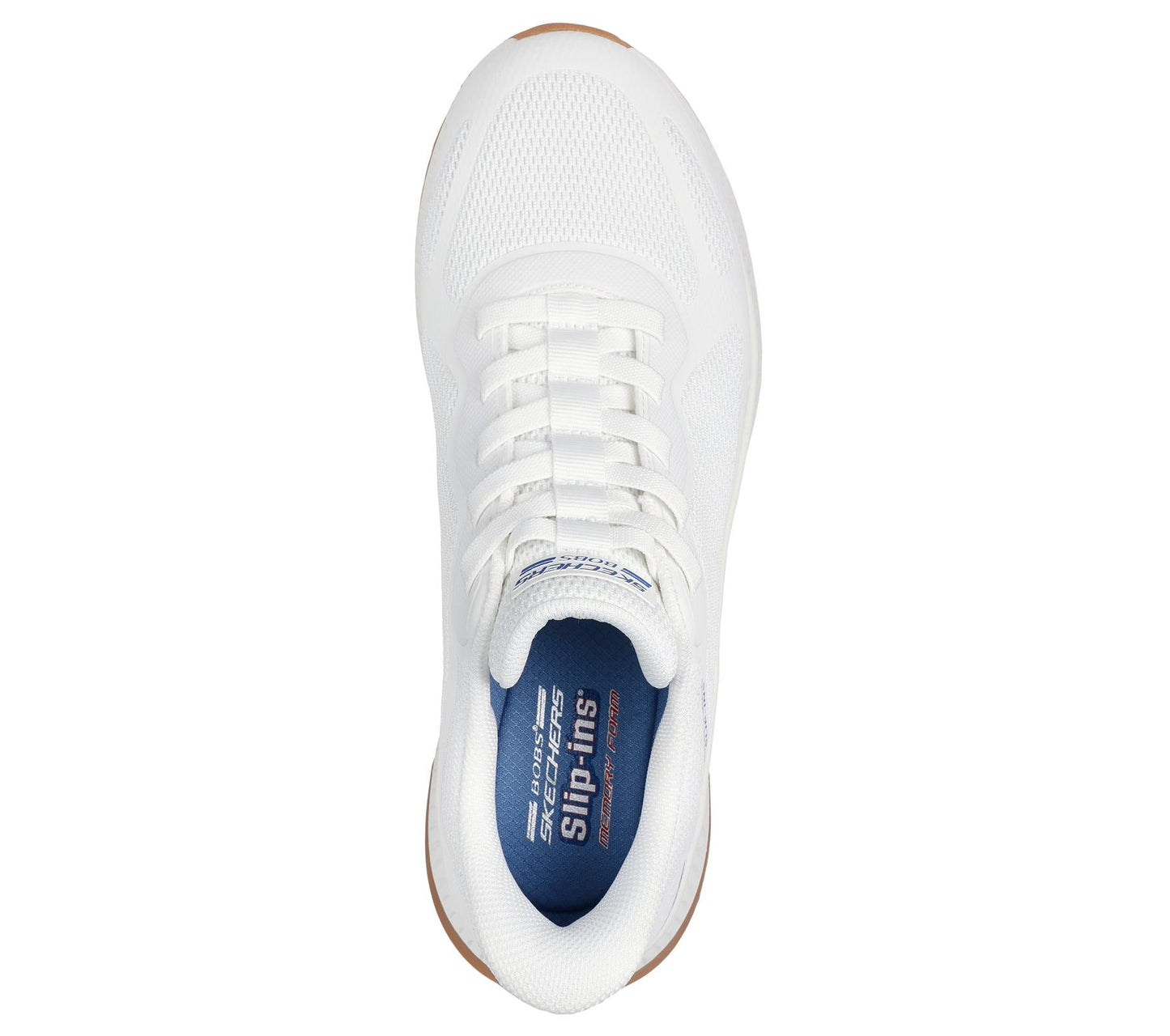 Skechers Slip On Sneaker Shoe For Men BOBS Sport Squad Chaos 4 Slip-Ins in White, 5.5-15