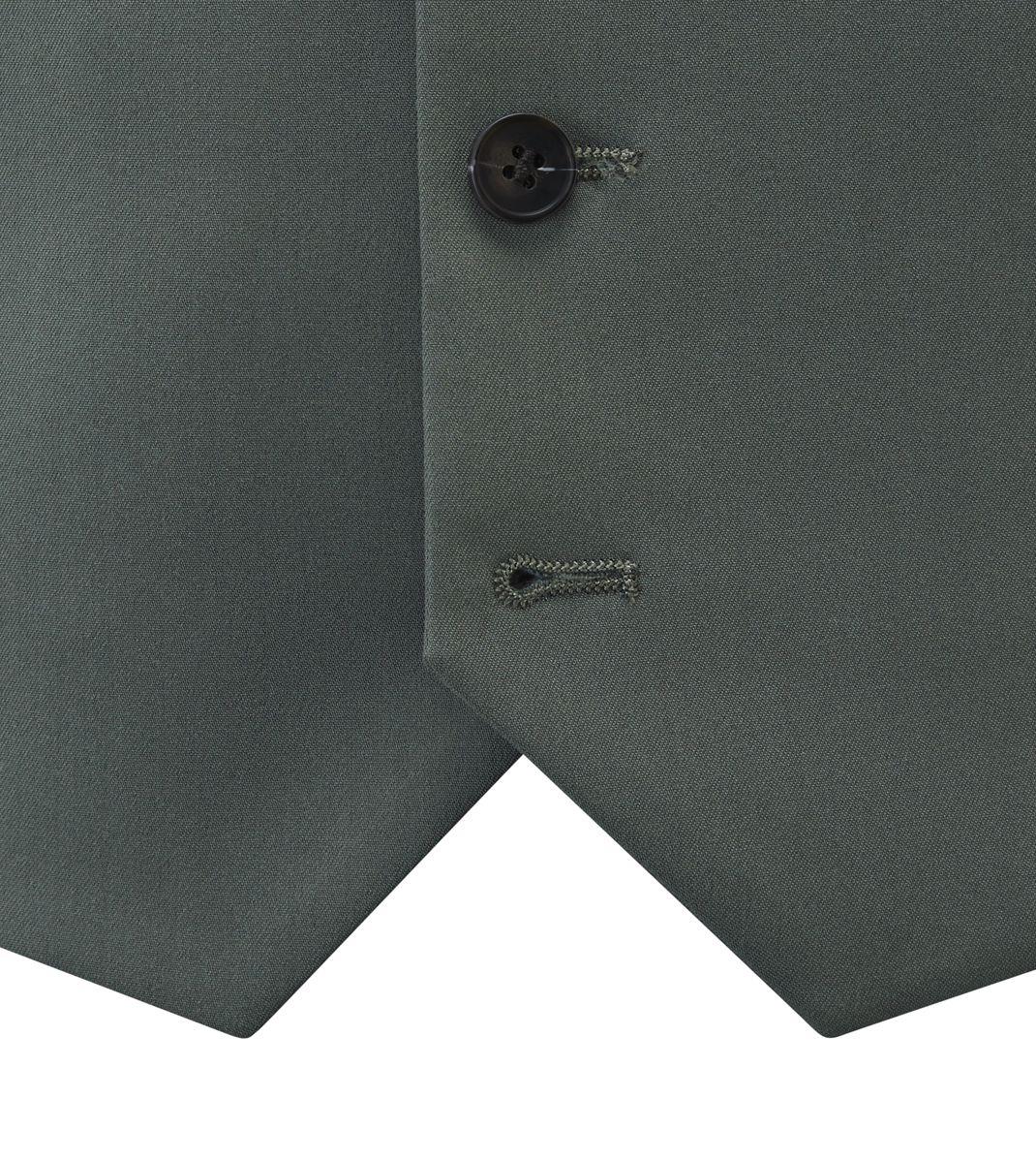 Skopes Beckett Suit Waistcoat For Men in Mid Green, 34R-62R