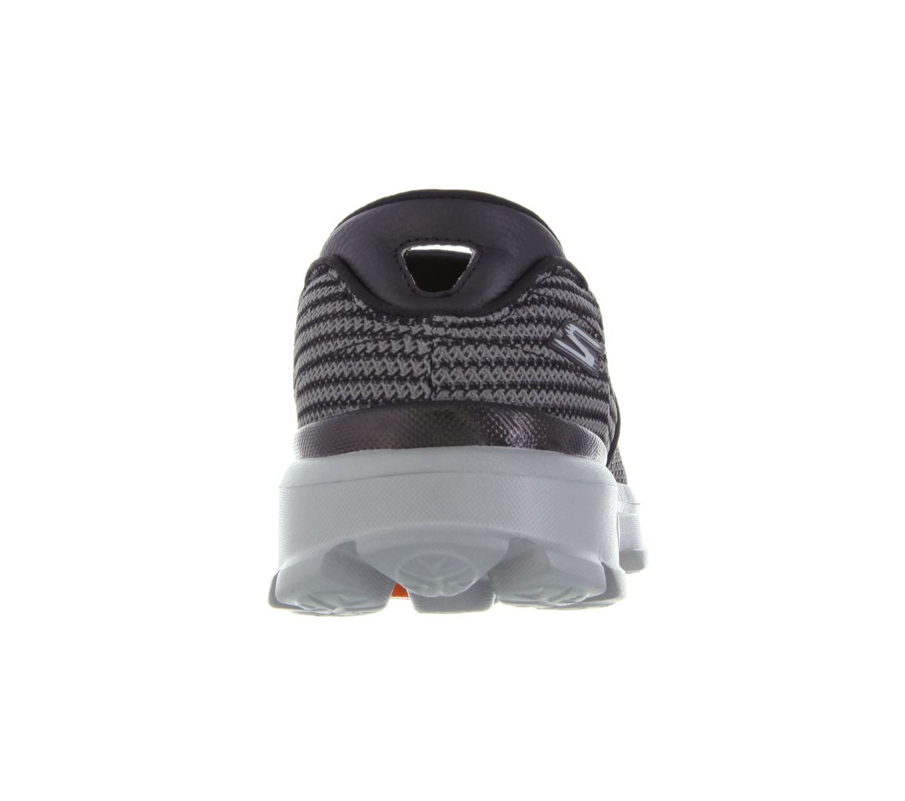 SKECHERS Men's Gowalk3 Athletic Walking/Running Trainers in Charcoal/Orange, Size UK6 to UK13