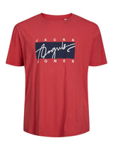 Jack & Jones Men's Plus Size JORJOSHUA Crew Neck Tee in 3 Colours 1XL to 6XL