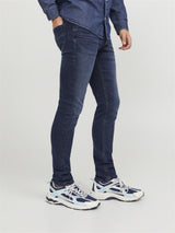 Jack & Jones Slim Fit Jeans For Men - JJIGLENN JJORIGINAL CB 812 NOOS in Blue Denim, 28W-38W
