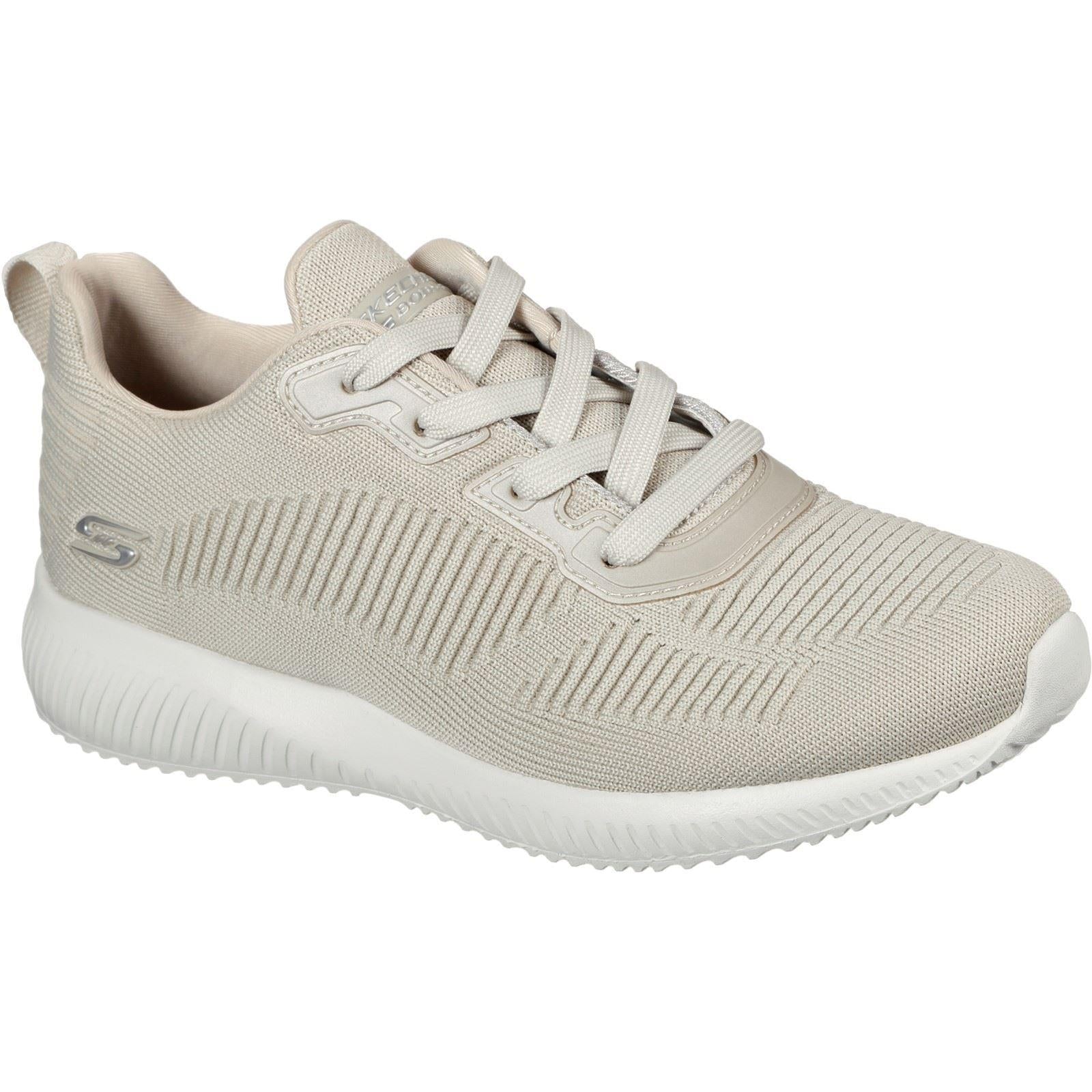 Skechers (GAR32504) Ladies Sports Bobs Sport Squad Tough Talk in UK 3 to 8