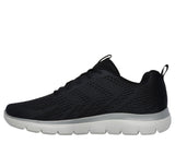 Skechers Lace Up Shoe For Men Summits Torre in Black/Taupe, 5.5-13