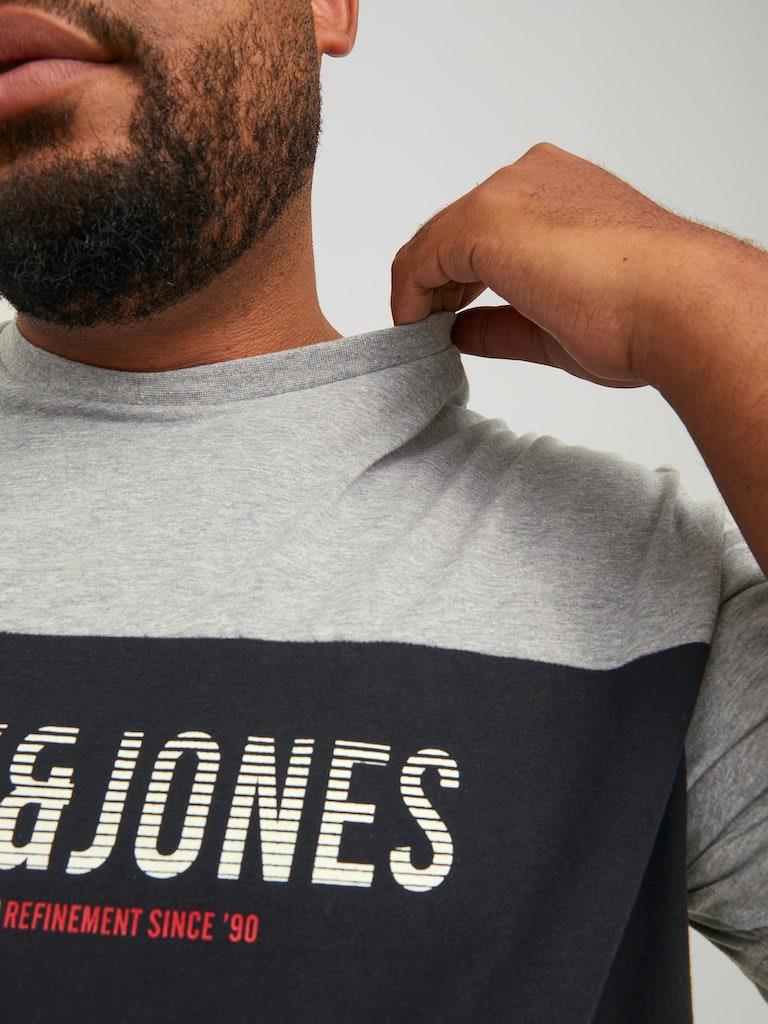 Jack & Jones Men's Plus Size Short Sleeved T-Shirt, 1XL to 6XL