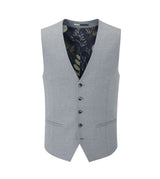 Skopes Jodrell Suit Waistcoat For Men in Silver, 34R-62R
