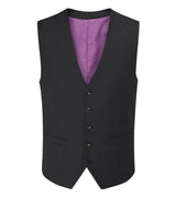 Skopes Farnham Suit Waistcoat For Men in Black, 36R to 62R