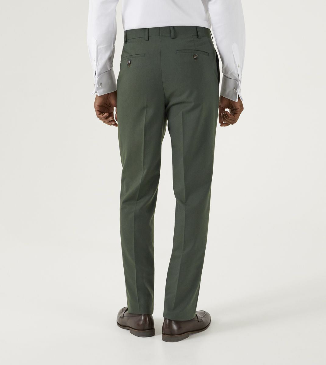 Skopes Tailored Fit Harvey Suit Trouser For Men in Green, 30W-58W