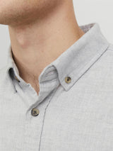 Jack & Jones Long Sleeves Shirt For Men (JJECLASSIC MELANGE) in 4 Colours, L-XL