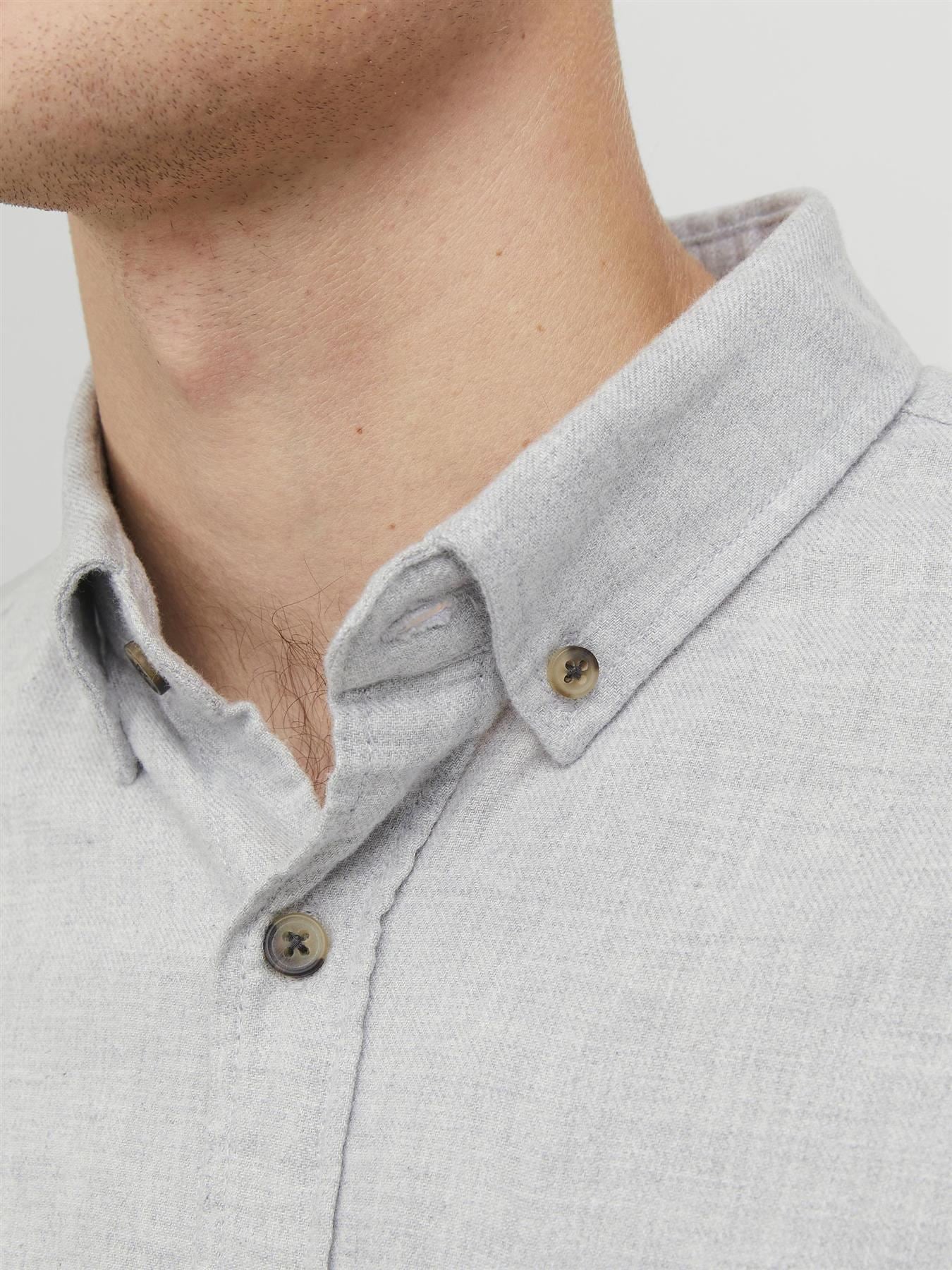 Jack & Jones Long Sleeves Shirt For Men (JJECLASSIC MELANGE) in 4 Colours, L-XL