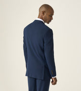 Skopes Wright Suit Tailored Fit Jacket For Men in Navy Blue Pinstripe, 36S-64L