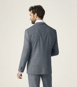 Skopes Anthony Suit Tailored Fit Jacket For Men in Grey Check, 36S-62L