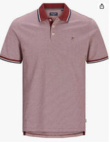 Jack & Jones JPRBLUWIN Short Sleeve Polo for Mens in 3 Colours, 1XL-6XL