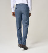 Skopes Tailored Fit Anthony Suit Trouser For Men in Blue Check, 30W-58W