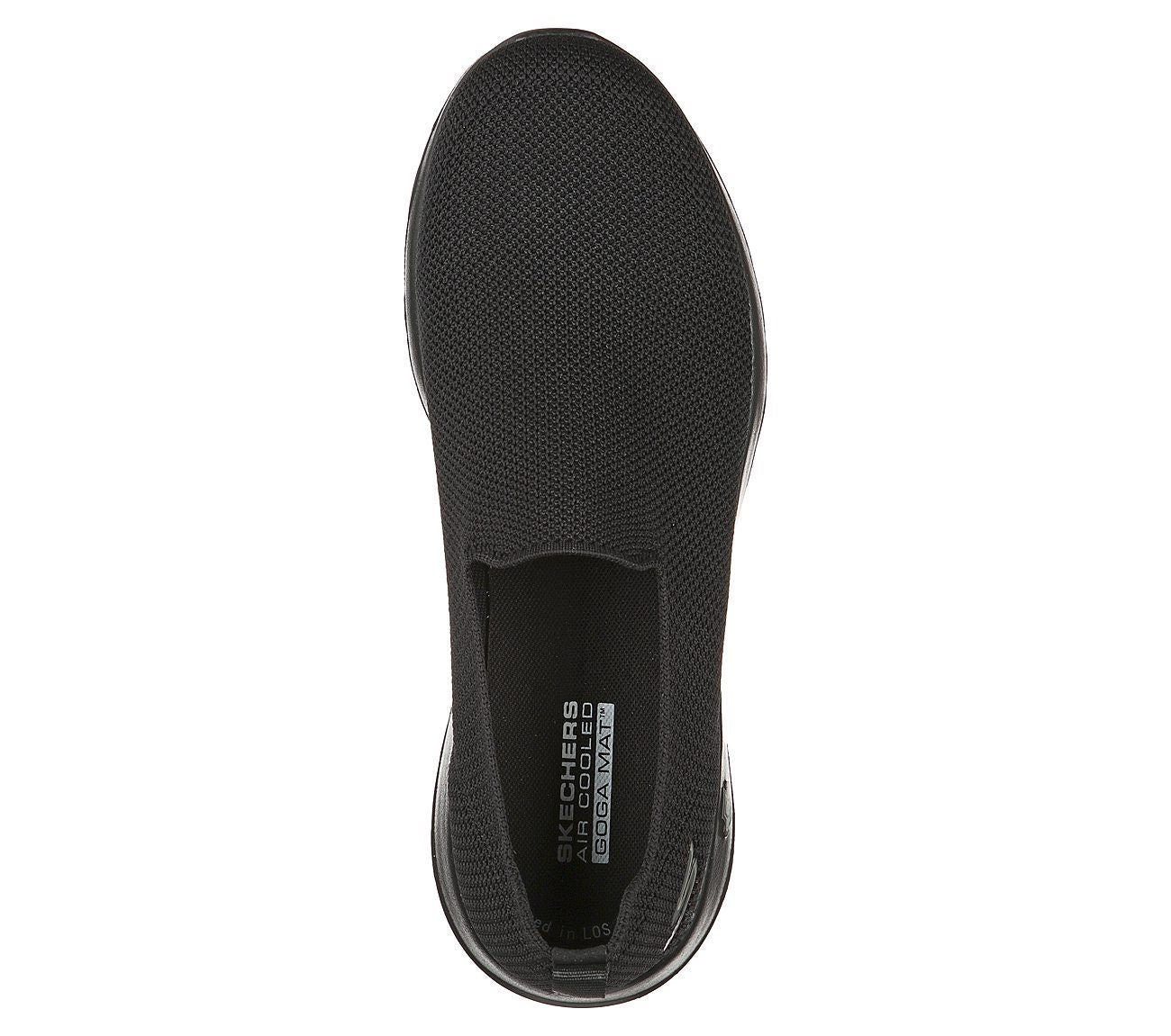 Skechers Mens GOwalk Max - Modulating shoe in Black Upto Size UK13
