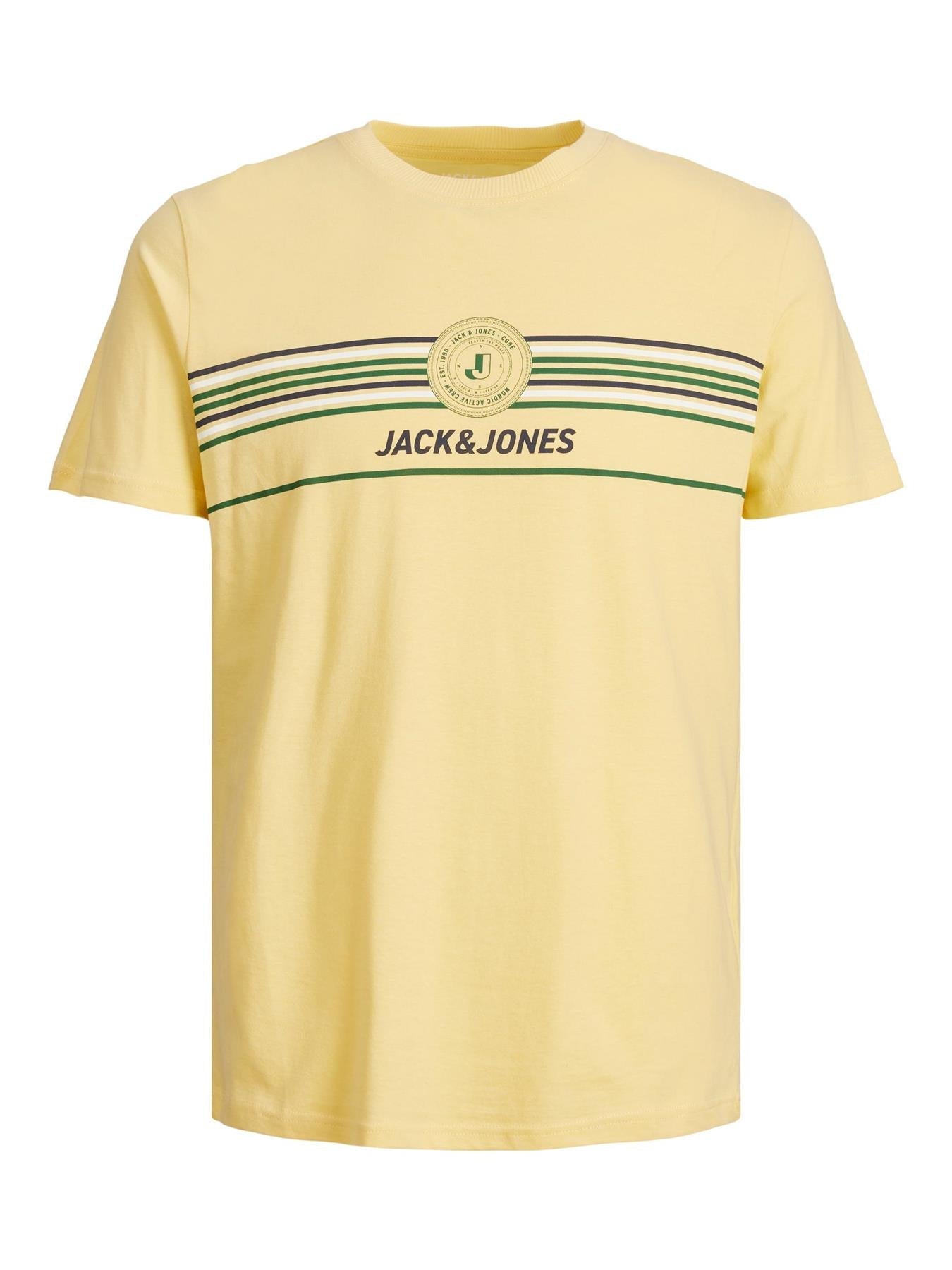 Jack & Jones (12240697) Men's Plus Size JCOVIBE T-Shirt in 3 Colours 1XL to 6XL