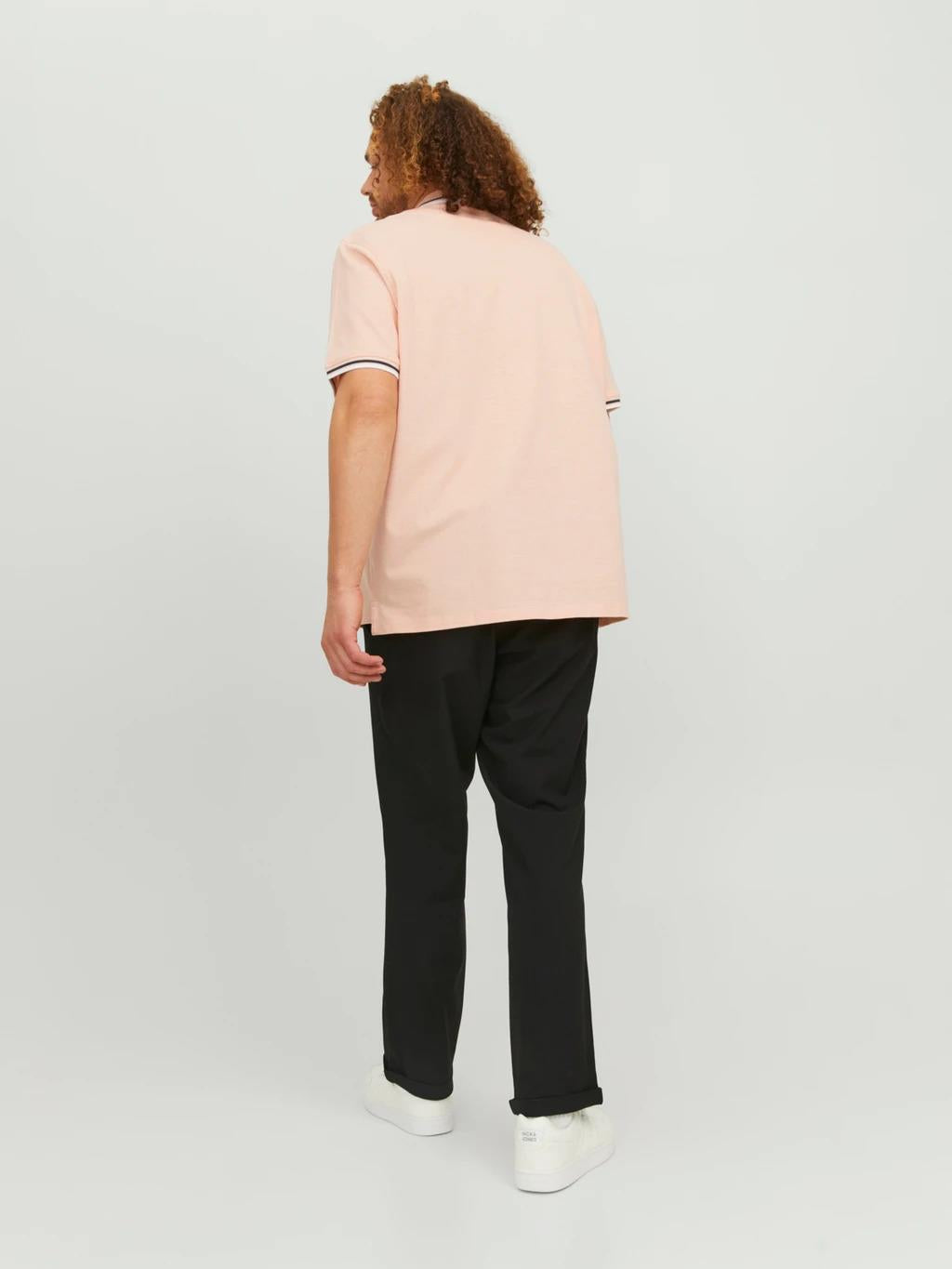 Jack & Jones (12143859) Men's Plus Size JJEPAULOS Polo Shirt in 6 Colours 2XL to 6XL