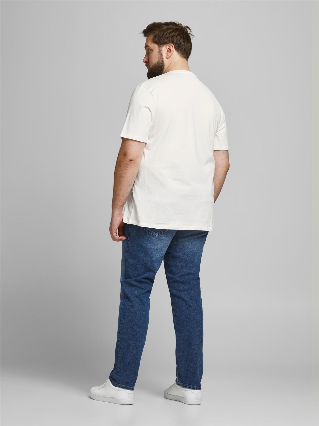 Jack & Jones Mens Plus Logo Printed Tee