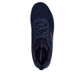 Skechers Lace Up Shoe For Men Summits Torre in Navy/Red, 5.5-13
