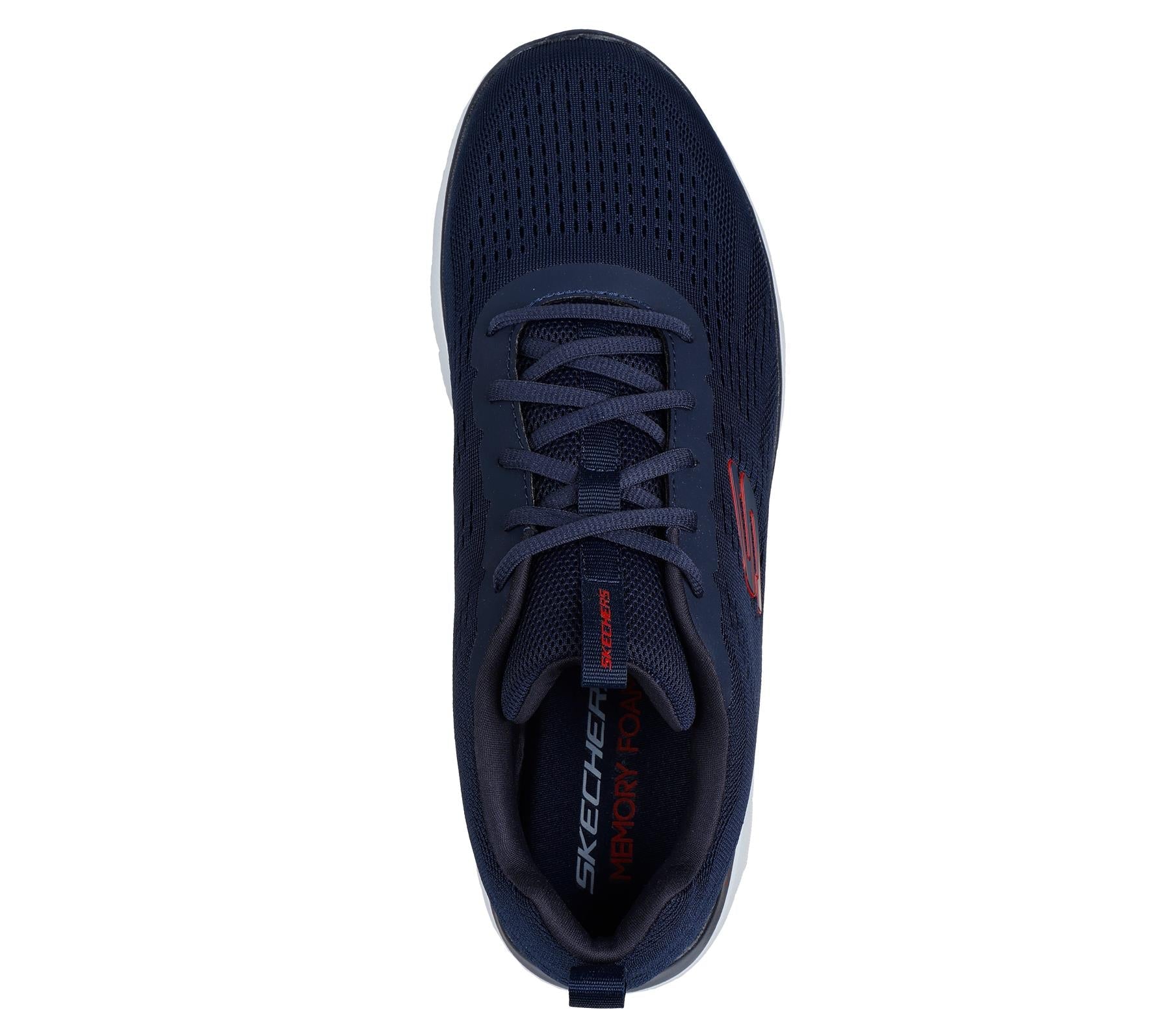 Skechers Lace Up Shoe For Men Summits Torre in Navy/Red, 5.5-13