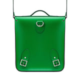 Handmade Leather City Backpack - Green