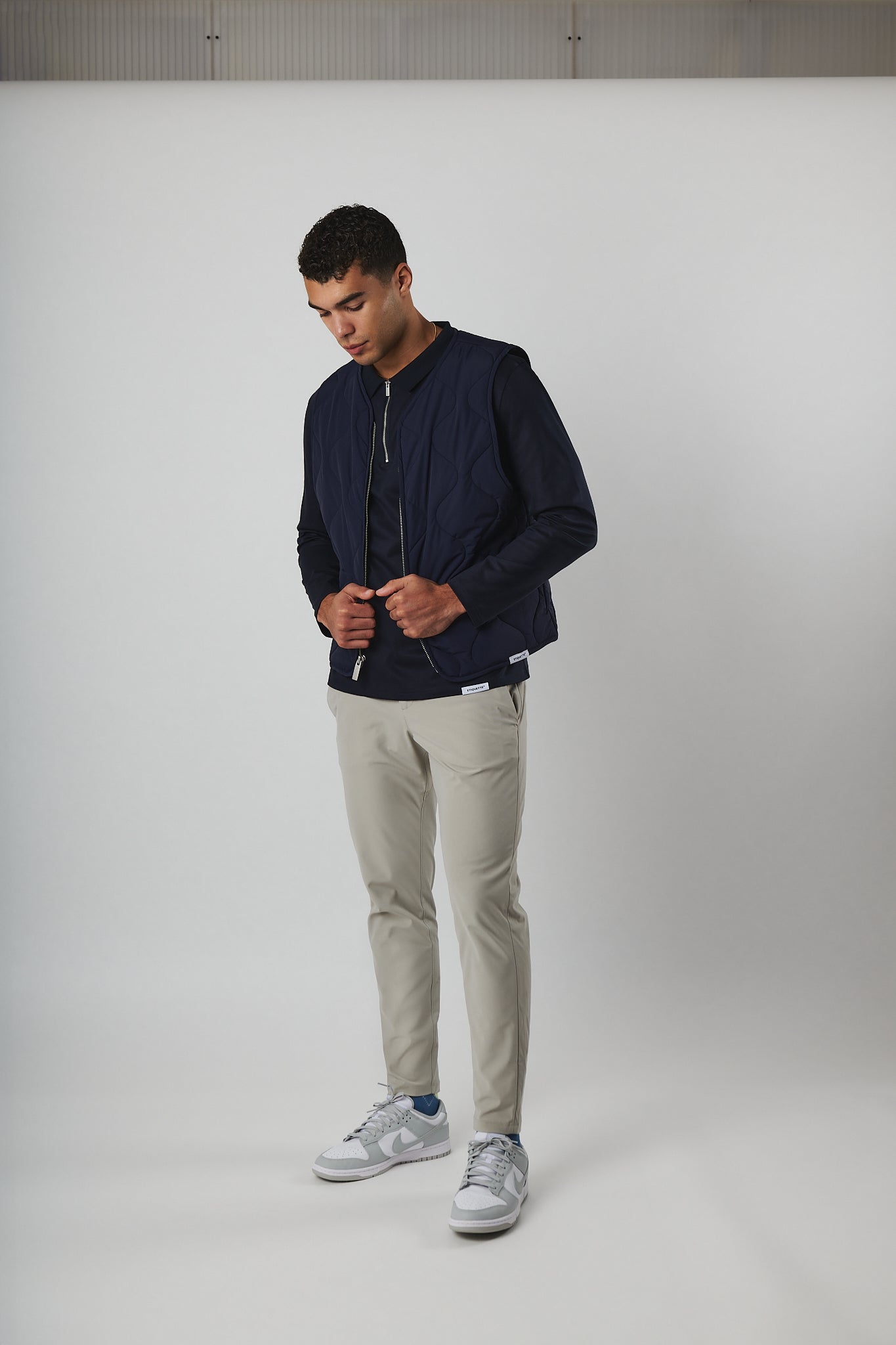 Tailored 4 Way Stretch Pant - Light Grey