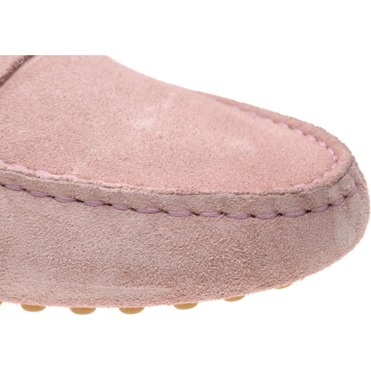 Herring Louisa ladies rubber-soled driving moccasins in ice pink