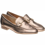 Herring Scarlette ladies rubber-soled loafers in gold