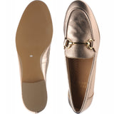 Herring Scarlette ladies rubber-soled loafers in gold
