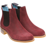 Herring Tamara Ladies ladies rubber-soled Chelsea boots in plum suede