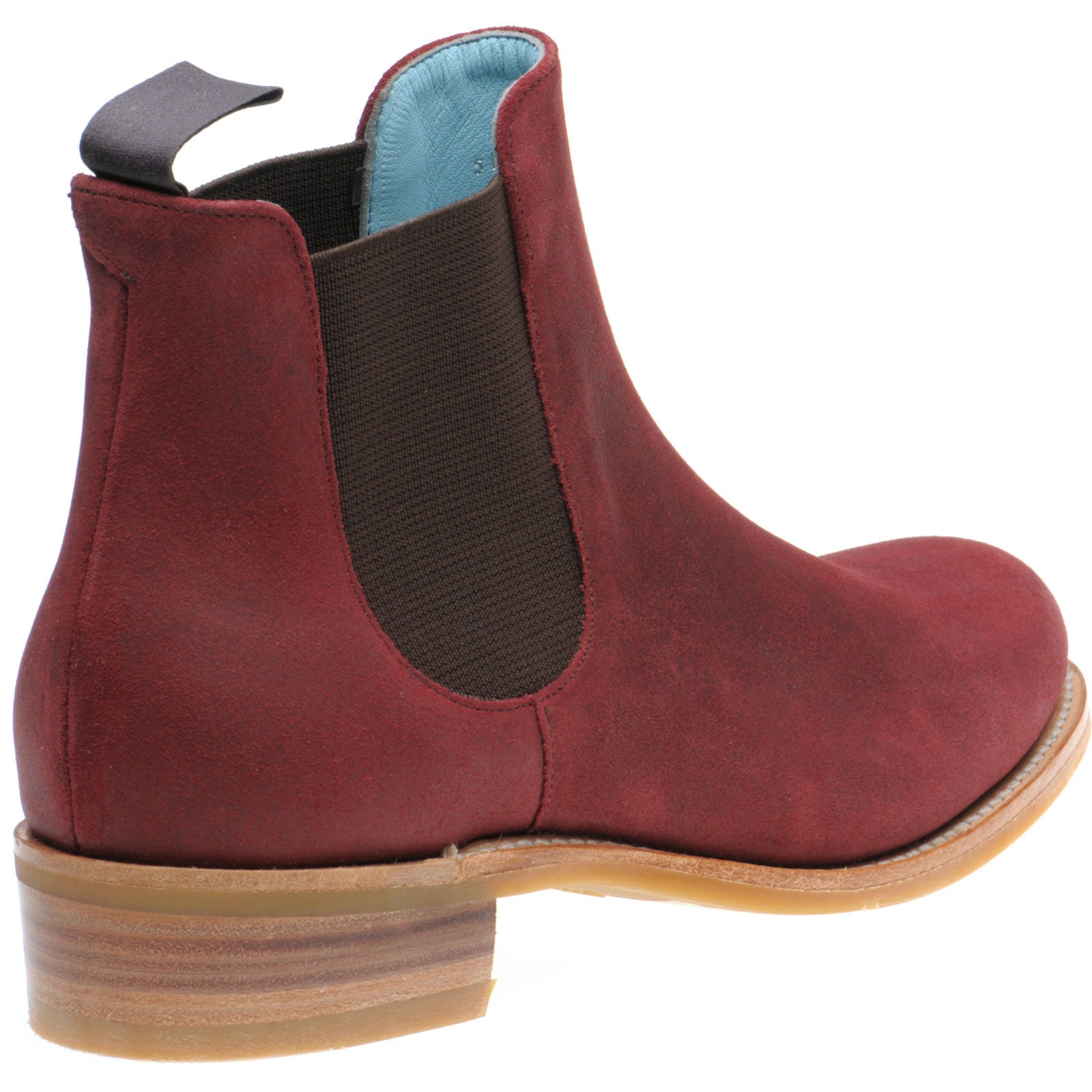 Herring Tamara Ladies ladies rubber-soled Chelsea boots in plum suede