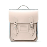 Handmade Leather City Backpack - Iced Coffee