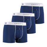 3-Pack: IKON X Men's 3" Trunks - Navy/White