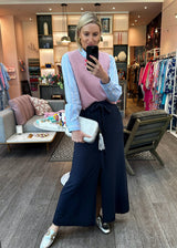 MUSE maxi skirt, navy (SALE)