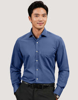 Medium Blue Easy Iron Dress Shirt