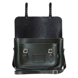 Handmade Leather Satchel - Ivy Green