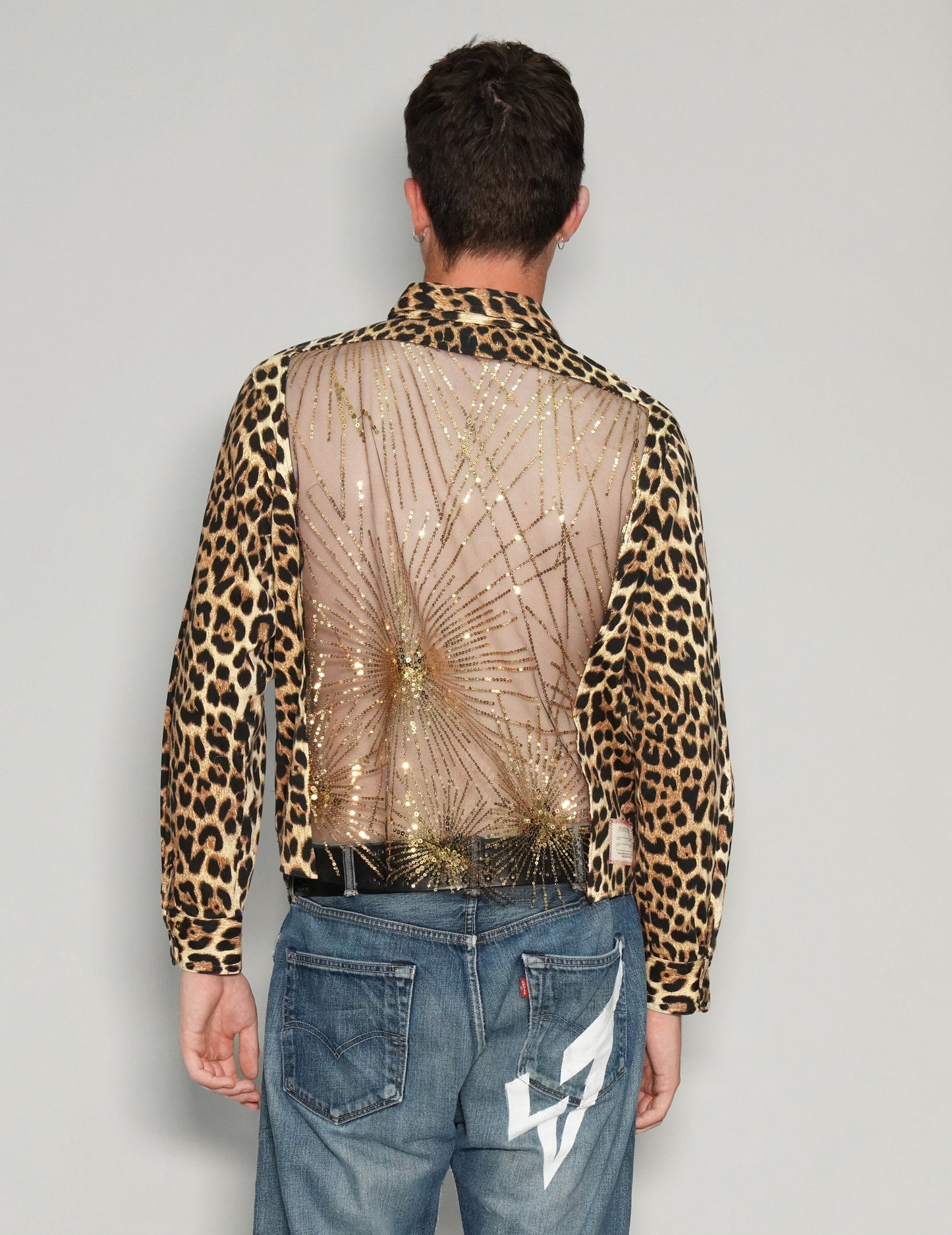 Party Back Leopard Print Shirt