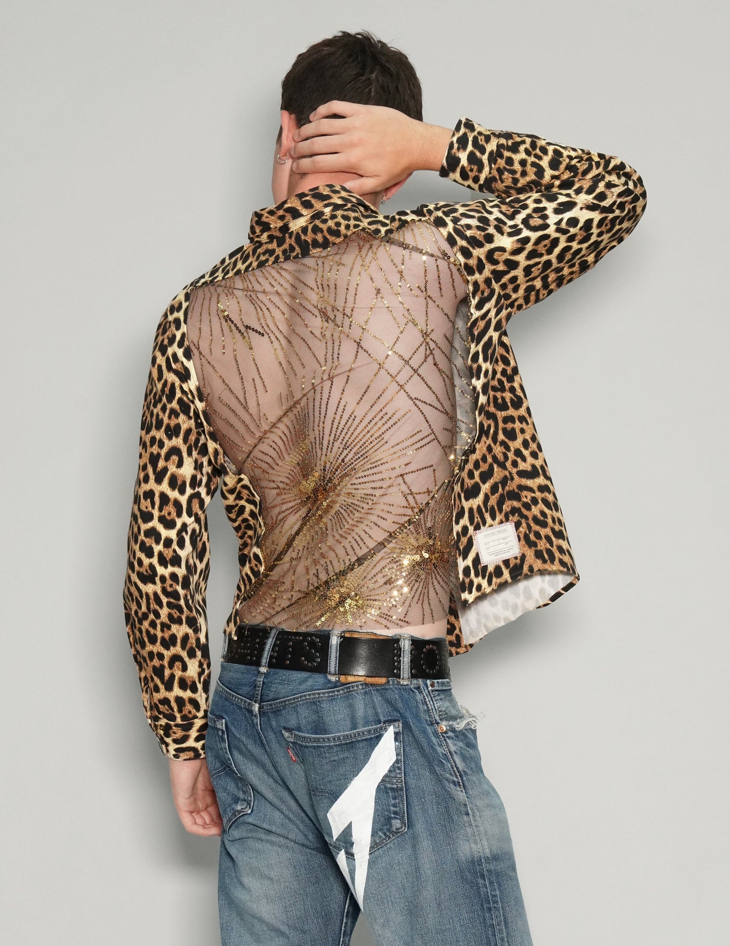 Party Back Leopard Print Shirt