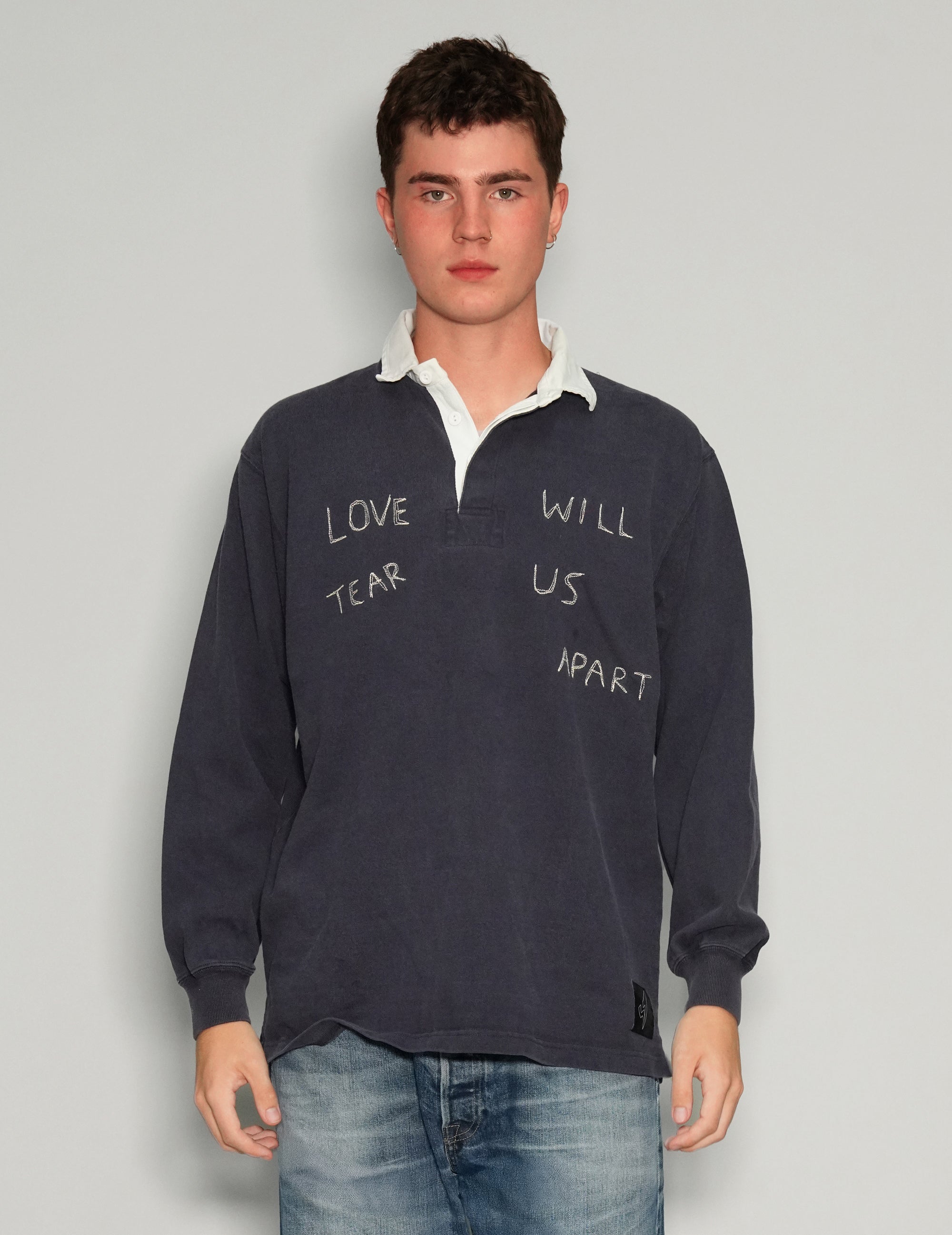 'Love Will Tear Us Apart' rugby Shirt