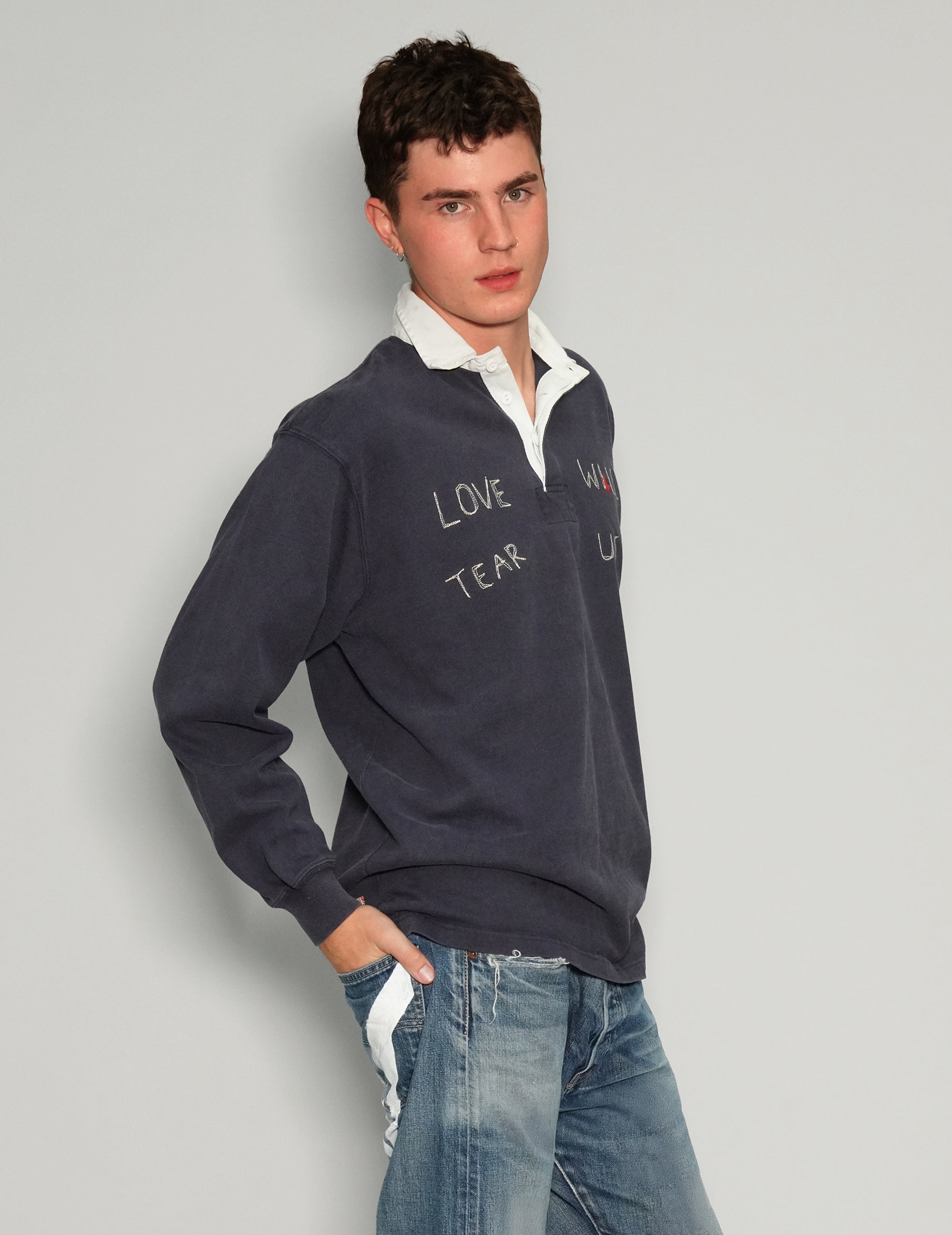 'Love Will Tear Us Apart' rugby Shirt