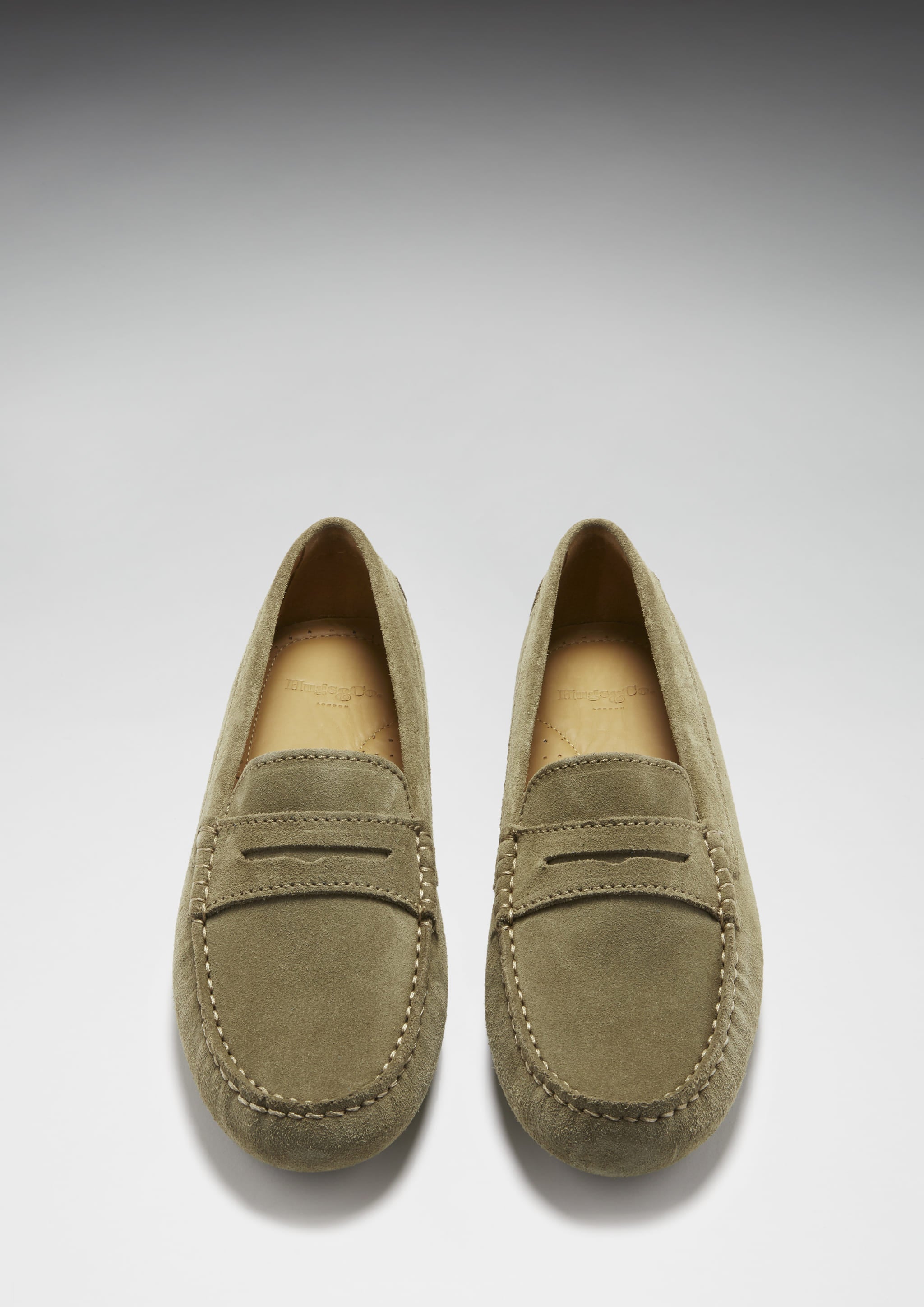Women's Penny Driving Loafers, truffle suede