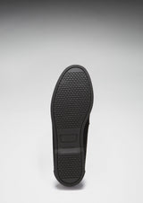 Boat Loafers, black suede
