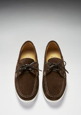 Deck Shoes, brown suede
