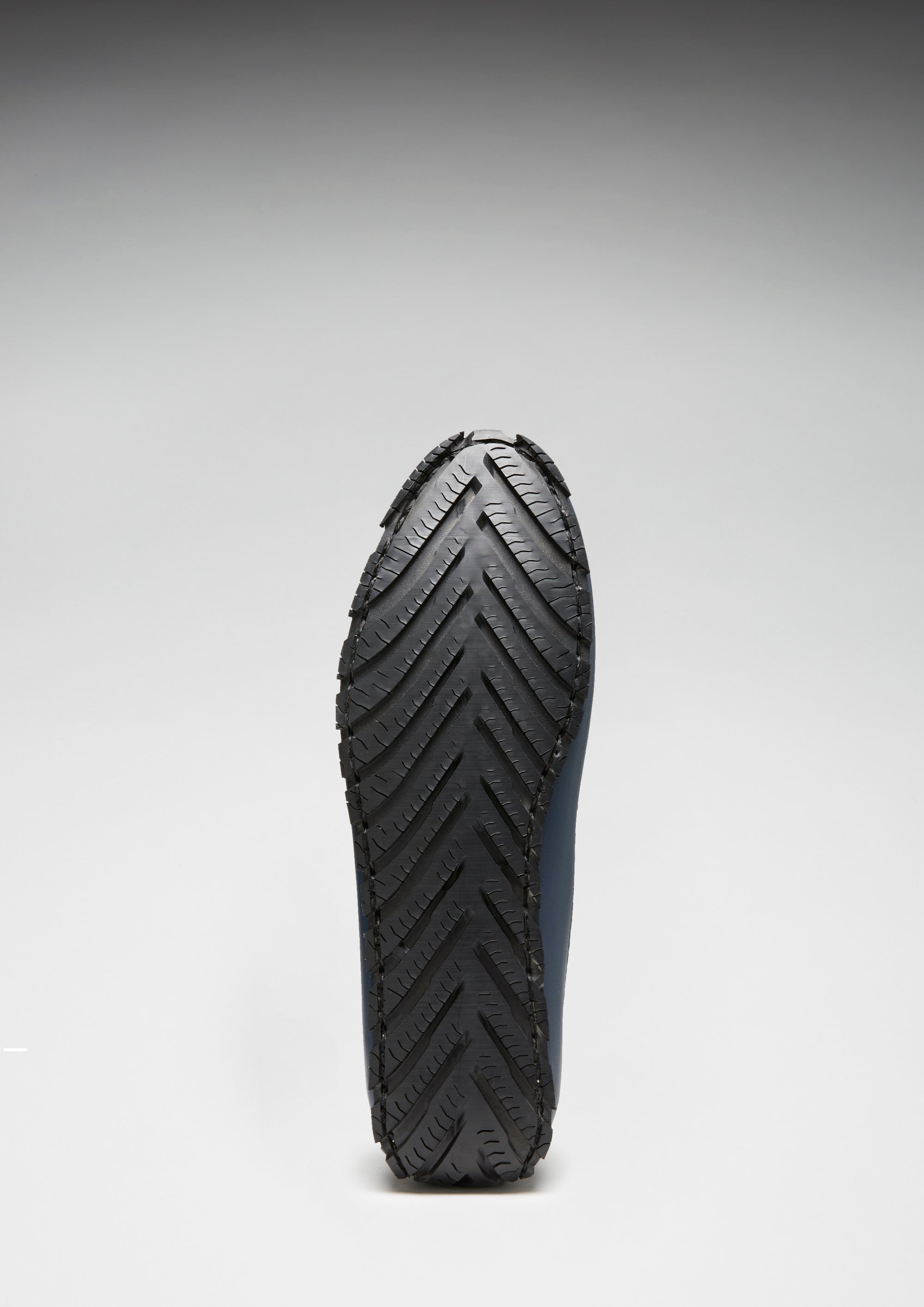 Tyre Sole Penny Driving Loafers, french navy leather