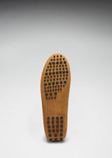 Tasselled Driving Loafers, tobacco suede