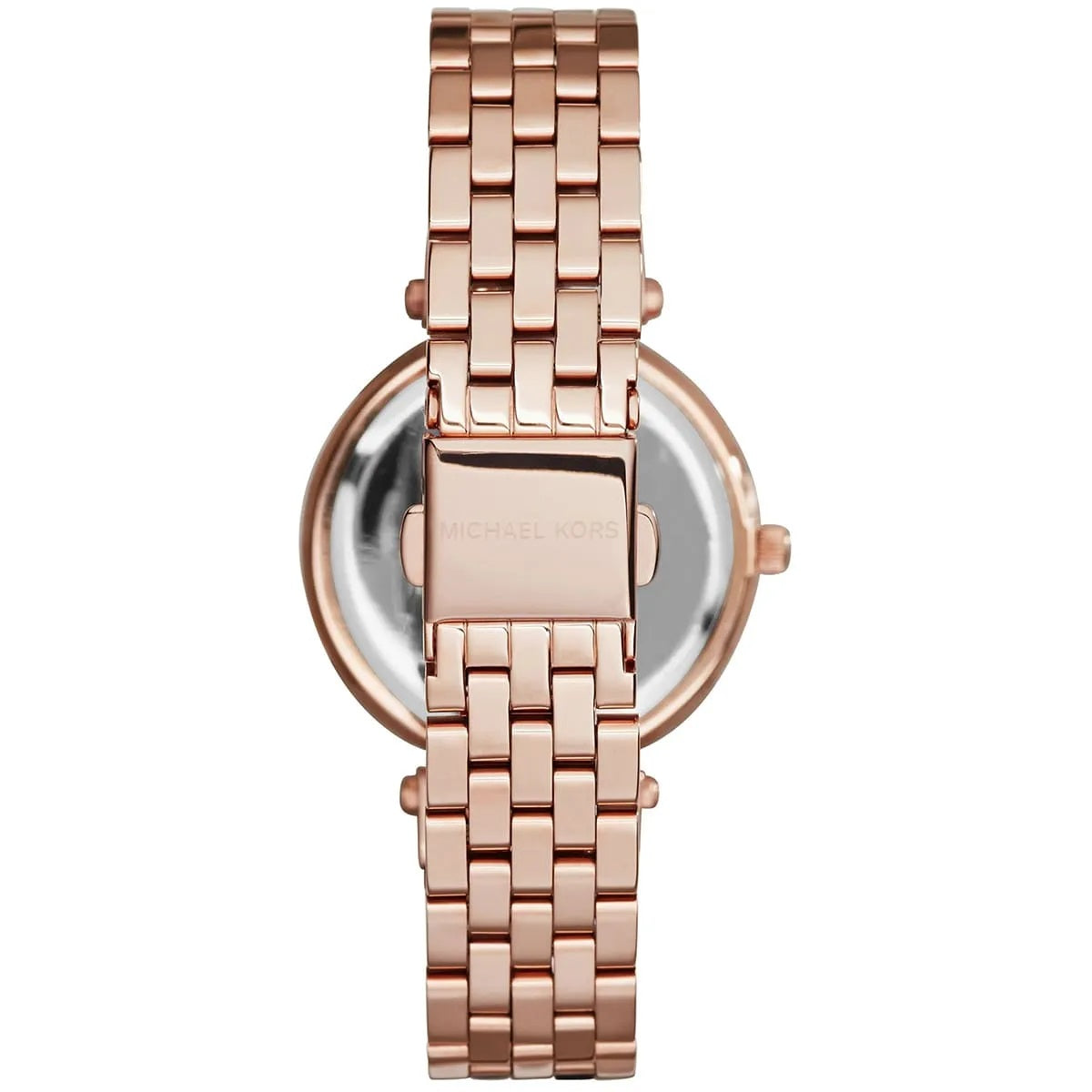 Michael Kors Women’s Watch Stainless Steel Rose Gold Strap With Rose Gold Dial And Crystals MK3366