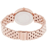 Michael Kors Women’s Watch Stainless Steel Rose Gold Strap With Rose Gold Dial And Crystals MK3366