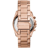 Michael Kors Women’s Watch Stainless Steel Rose Gold Strap With Rose Gold Dial And Crystals MK5263