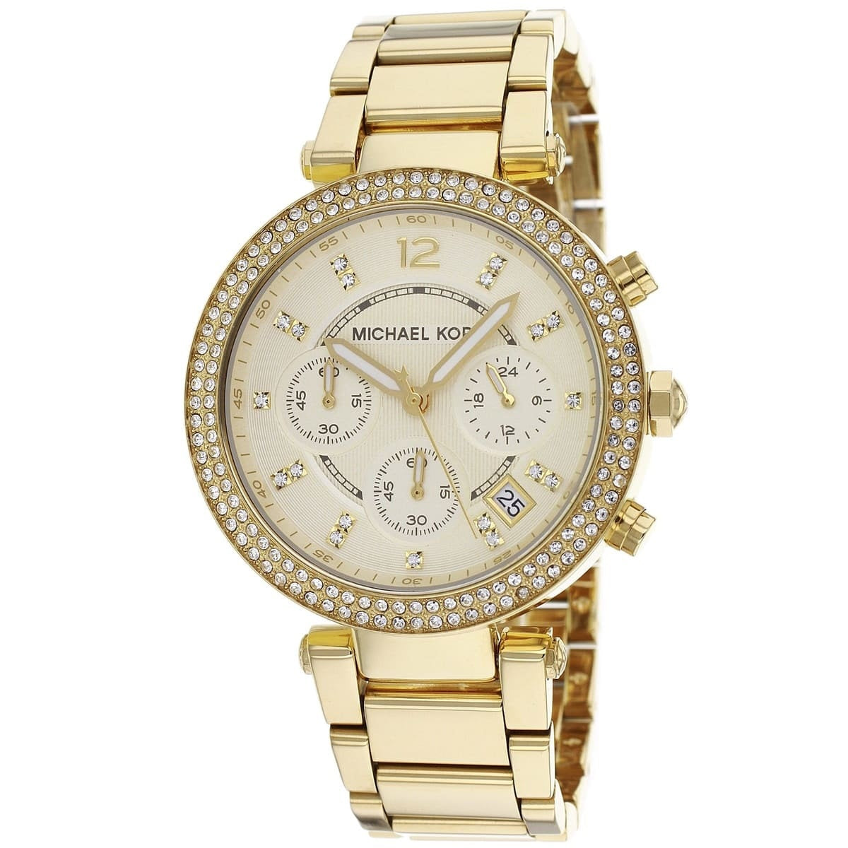 Michael Kors Women’s Watch Stainless Steel Gold Strap With Gold Dial MK5354