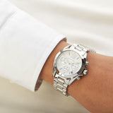 Michael Kors Women’s Watch Stainless Steel Silver Strap With Silver Dial MK6174