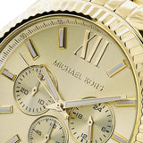 Michael Kors Men’s Watch Stainless Steel Gold Strap With Gold Dial MK8281